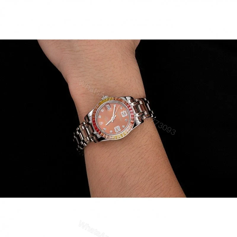 View 10 of Replica Rolex Datejust Orange Dial REP016821 33 mm
