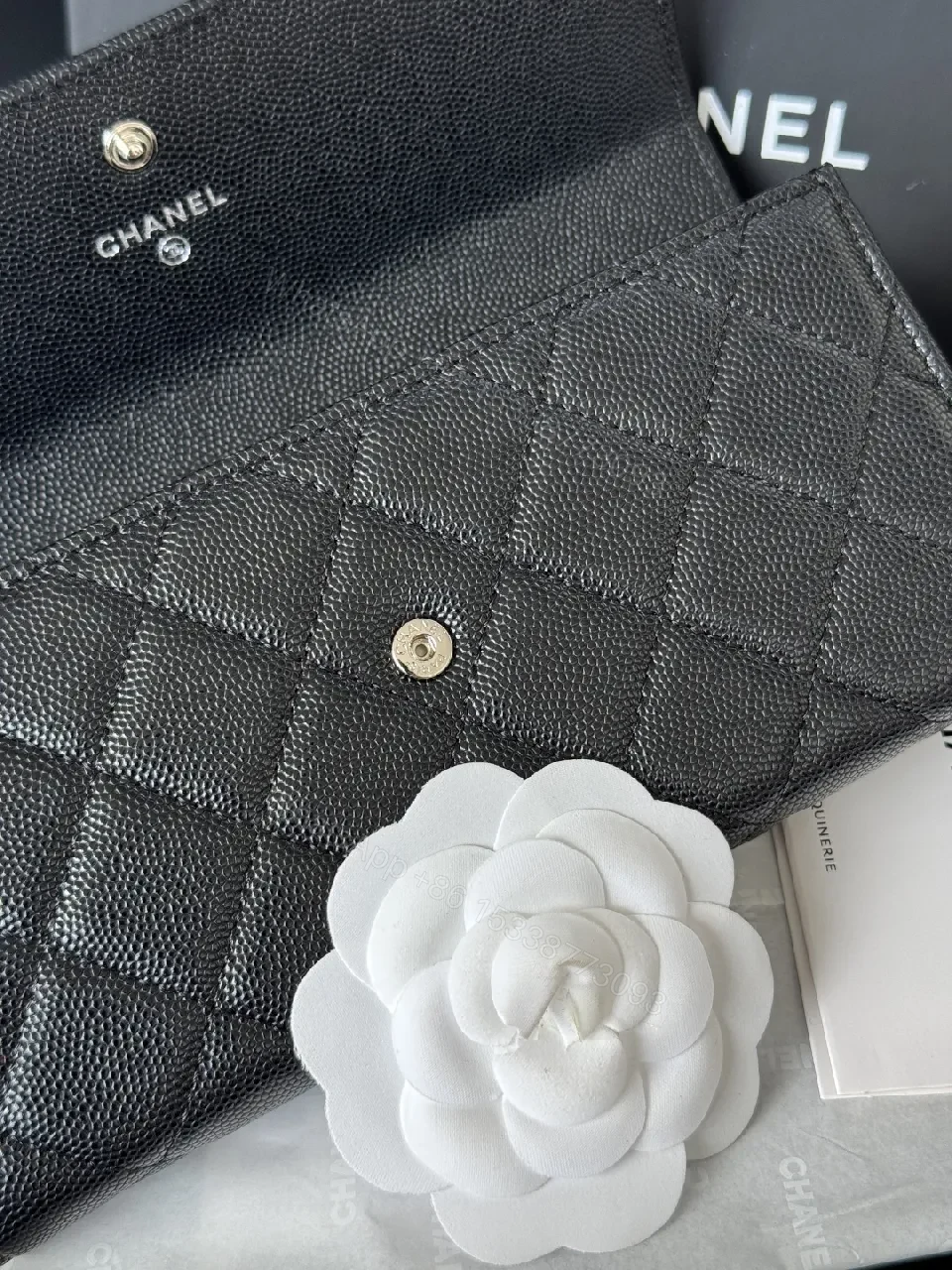 View 12 of Quilted Leather Wallet: Signature CC, Compact, Luxurious