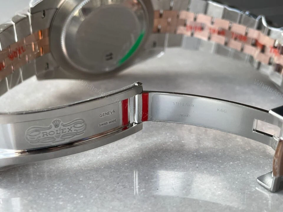 View 7 of VSF Factory 1:1 Rolex DateJust 41 126331 904L SS/RG Best Edition Champagne Gold Dial VS3235