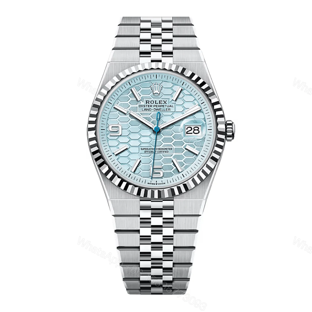 Rolex Land-Dweller Blue Dial Replica — view 1