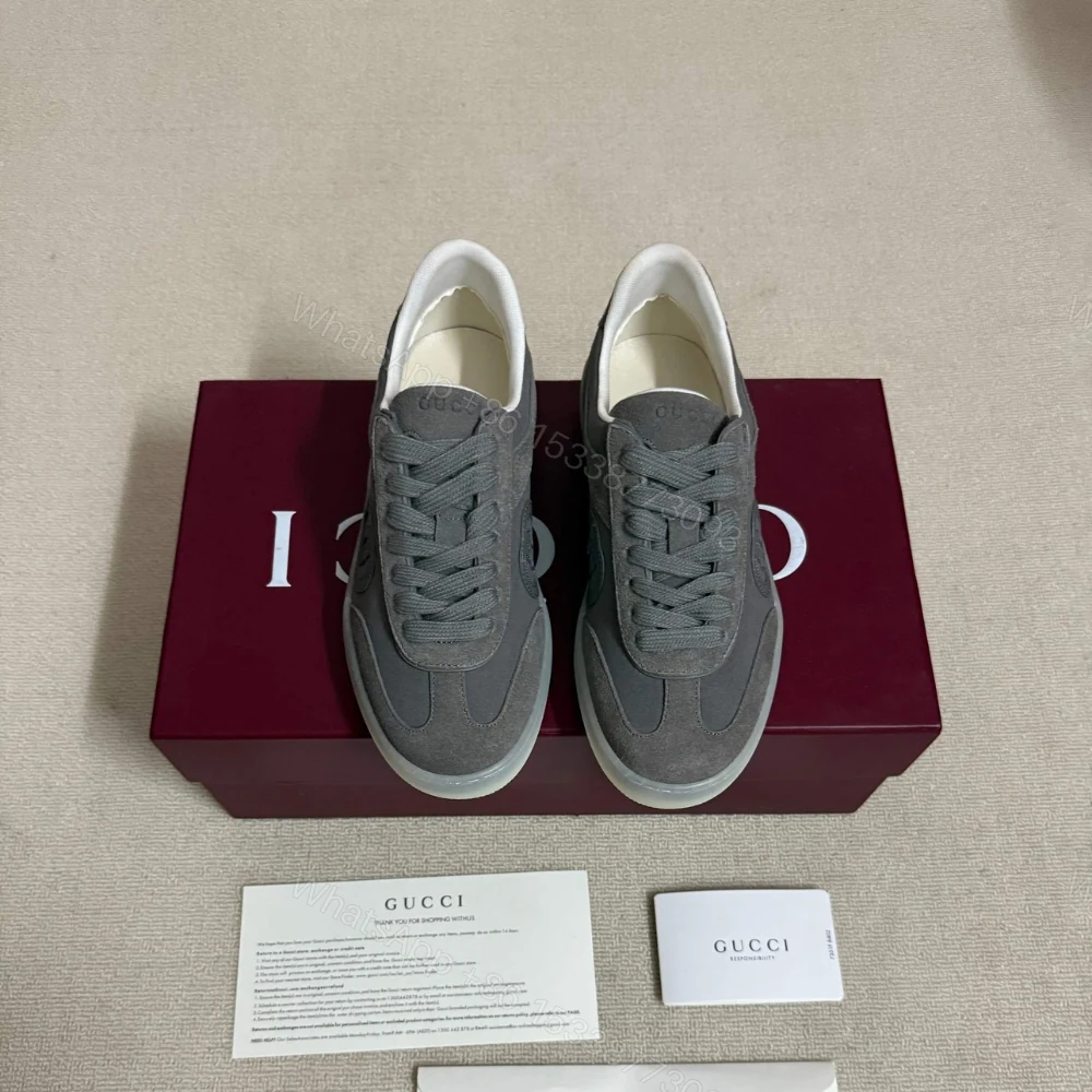 View 2 of Gucci Men G75 Sneaker Grey Suede