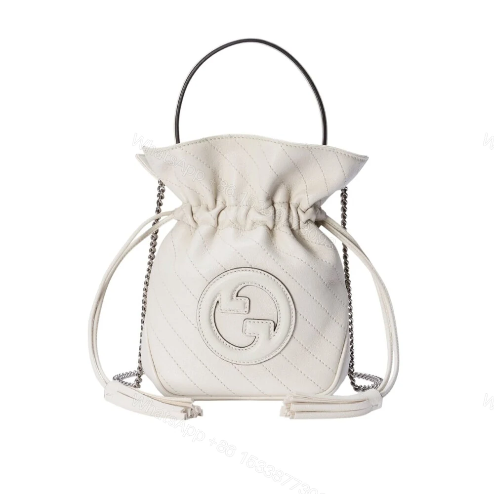 Gucci Blondie Mini Bucket Bag White 19Cm — view 1