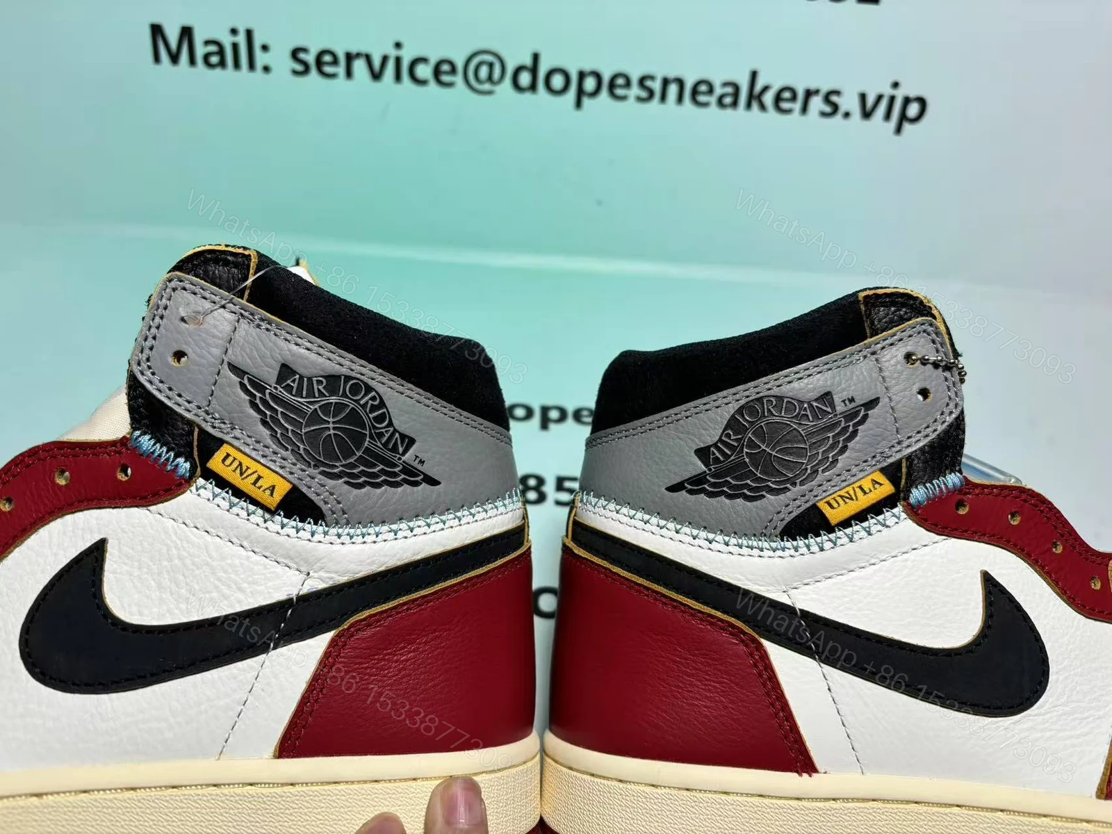 View 12 of Union LA x Air Jordan 1 Retro High OG SP 'Chicago Shadow' HV8563-600
