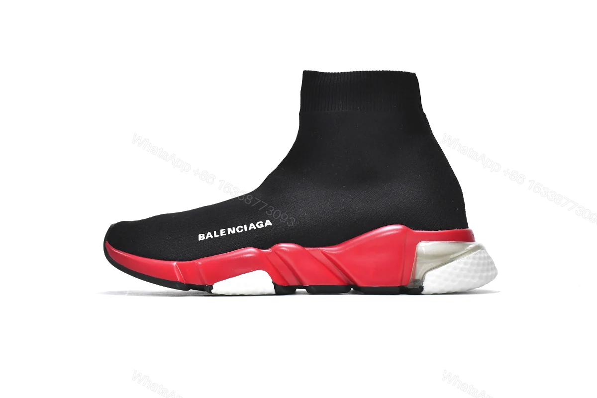 View 14 of Balenciaga Speed Trainer Black Red