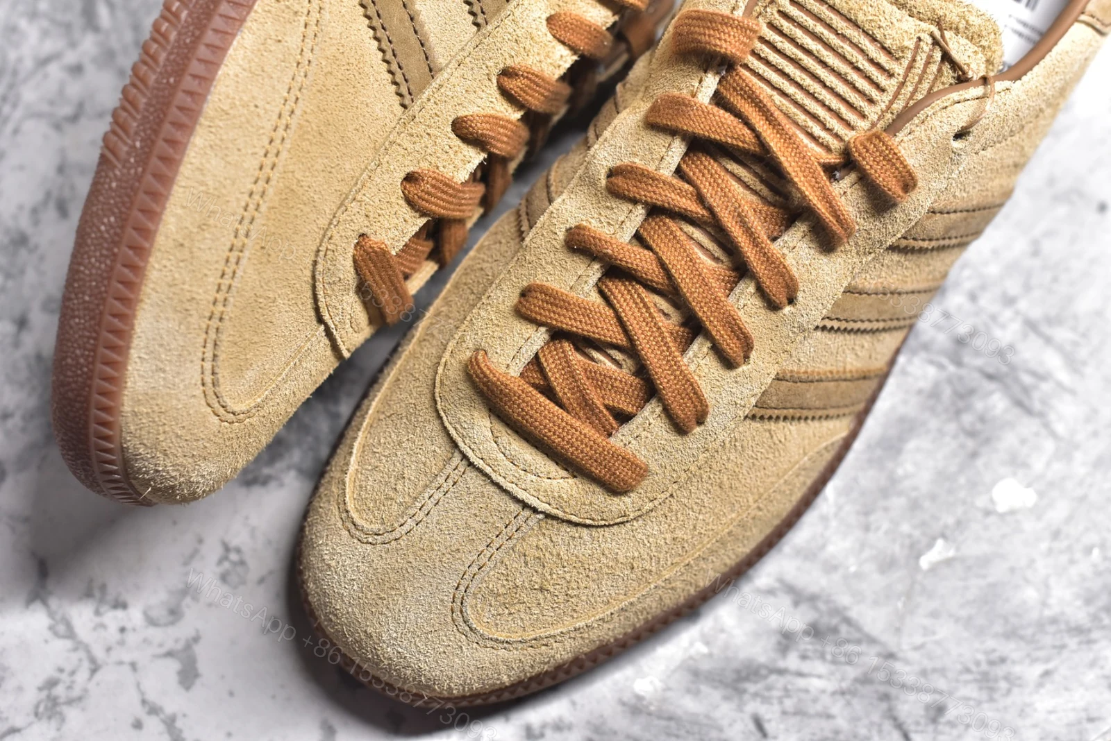 View 5 of Adidas Samba OG JJJJound Tobacco
