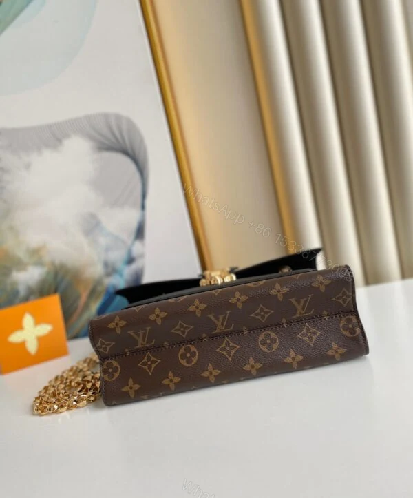 View 4 of Louis Vuitton LV Victoire Monogram Pattern Handbags 27x20x10cm