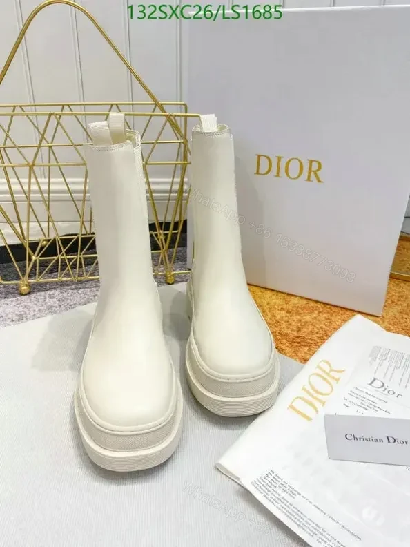 View 6 of Dior Ankle Boots in Premium Cowhide for Women