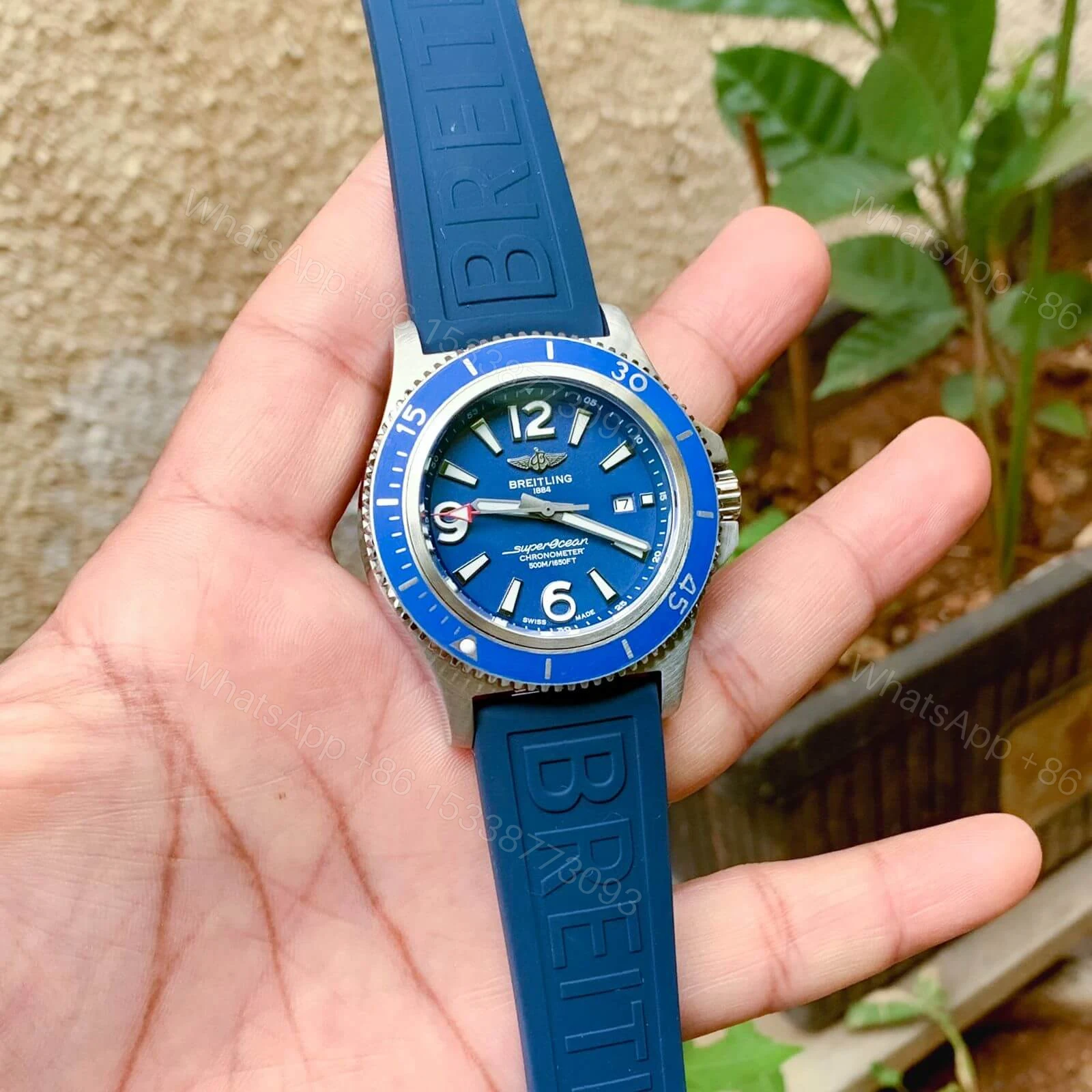Breitling Superocean Automatic 42 Blue Dial 42mm — view 1