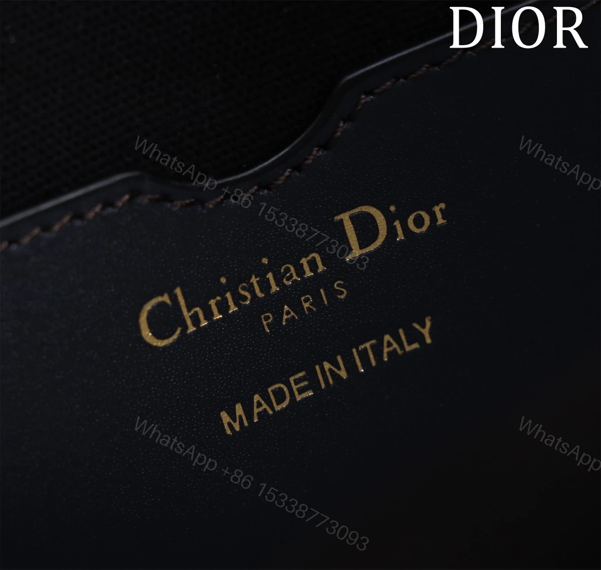 View 6 of Dior 30 Montaigne Women’s Handbag Oblique Fabric 18.5x16x10cm