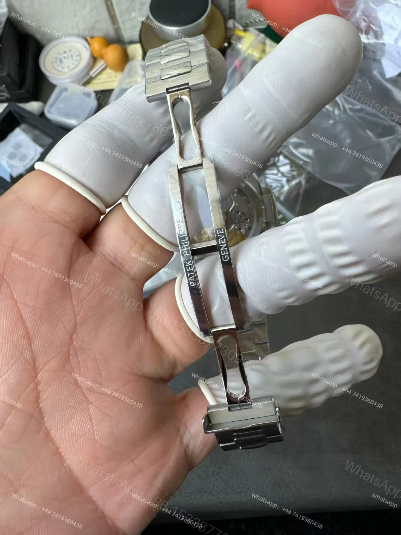 View 10 of Patek Philippe Super Clone Nautilus 5711/1300A-001 Green Dial Diamond Bezel 40MM