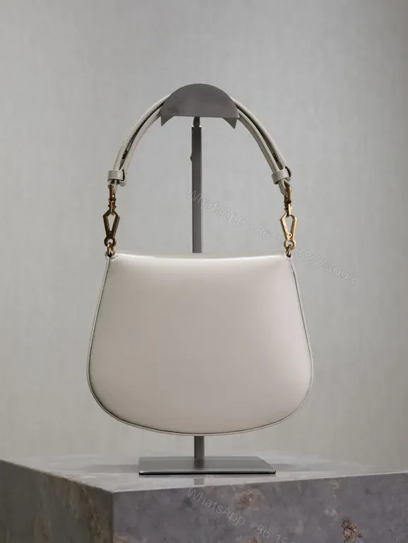 View 7 of Chic Leather Crossbody Bag â€” Gold Hardware, Everyday Luxe