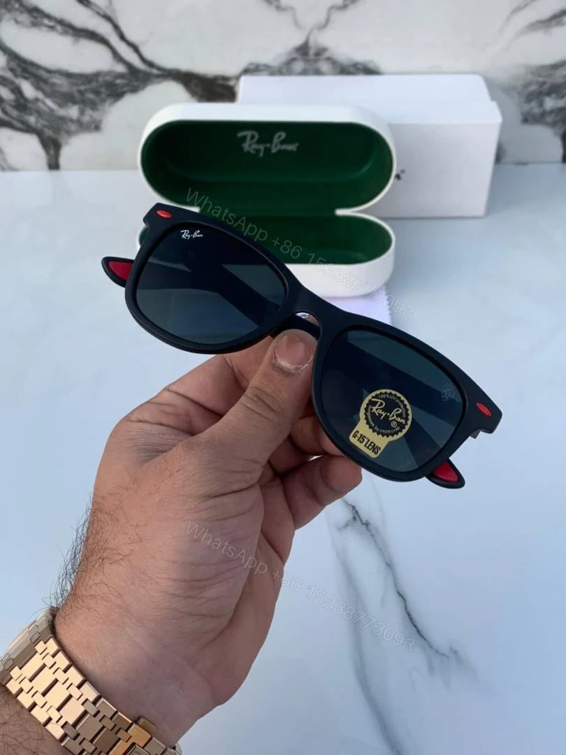 View 2 of First Copy RayBan 4195 Matte Black Sunglasses