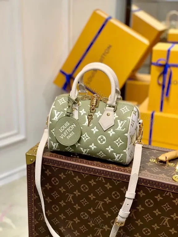 Chic Monogram Mini Satchel: Sage Ivory Luxe Leather Crossbody — view 1