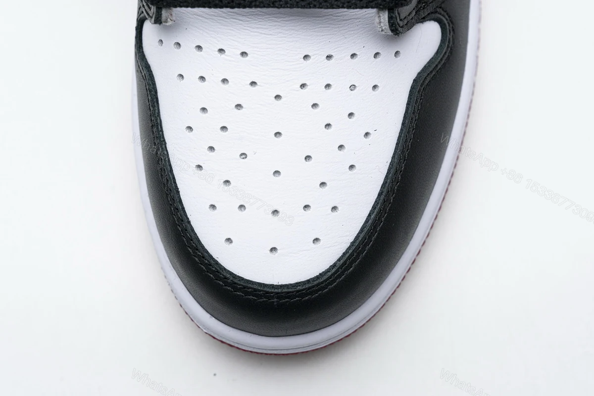 View 6 of Air Jordan 1 Retro Black Toe (2016) 555088-125