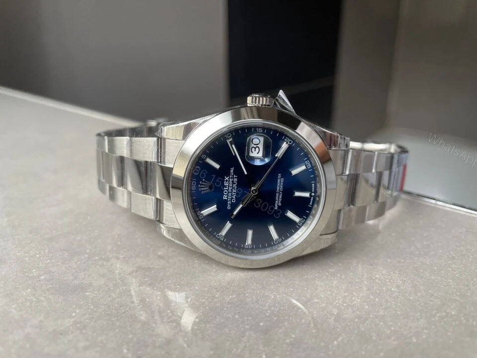 View 4 of VSF Factory 1:1 Rolex DateJust 41 126300 904L SS Best Edition Blue Dial VS3235