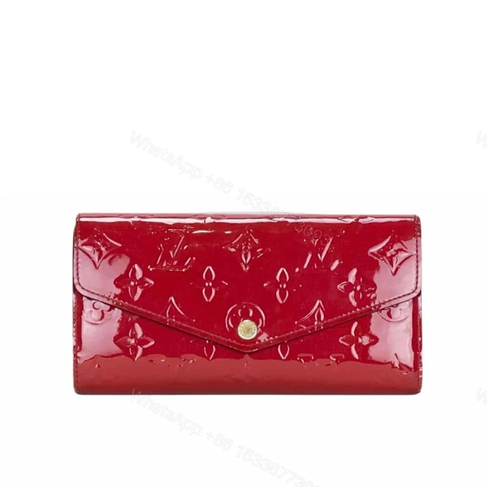 Louis Vuitton Sarah Monogram Wallet Red 19Cm — view 1