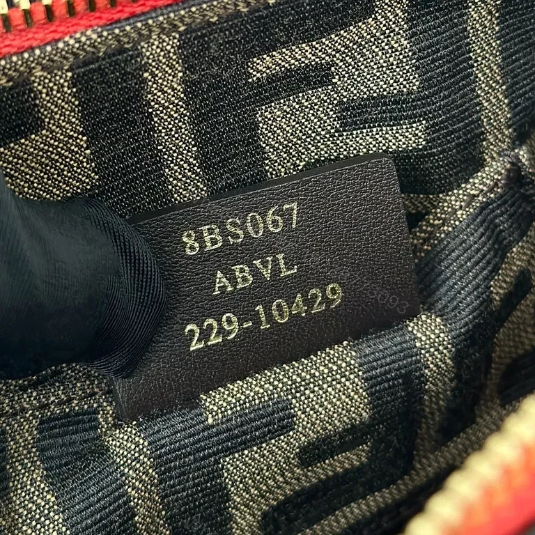 View 3 of Coral Mini Bag: FENDI Roma Sparkle Top Handle Carryall