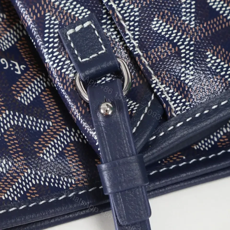 View 9 of 高仿Goyard*STLOUIP3滿印Tote手提袋藍色免檢版小號