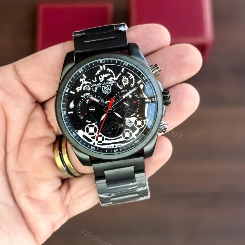 Tag Heuer Grand Carrera CR-7 Black 43mm Quartz — view 1