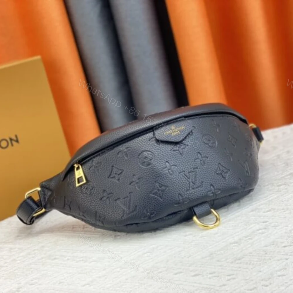 View 2 of Louis Vuitton Monogram Bumbag Empreinte Black 37Cm M44812