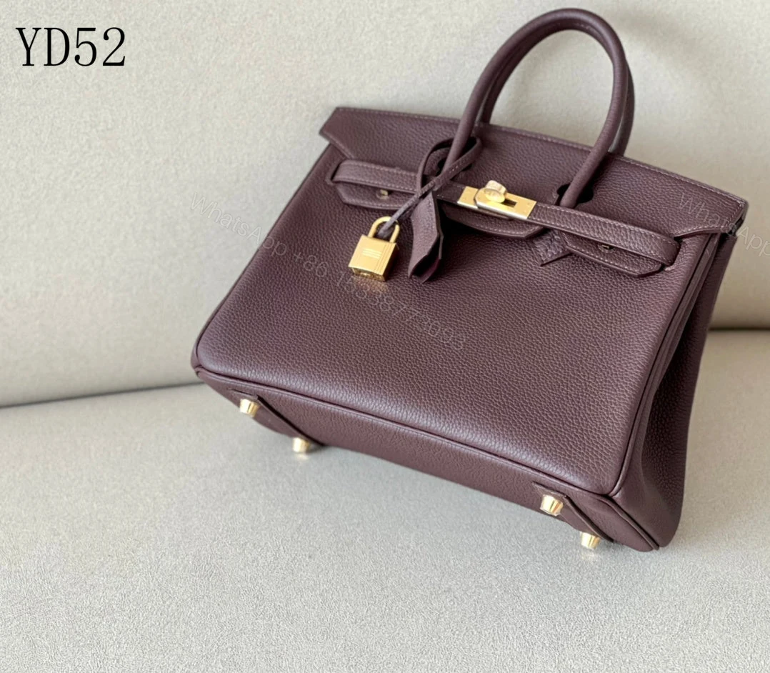 View 2 of H BIRKIN 25 TOGO CHOCOLATE GOLD HARDWARE 25CM