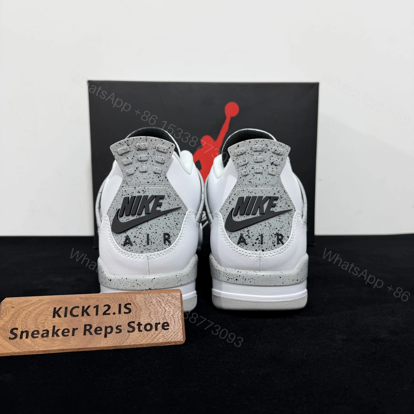 View 6 of Air Jordan 4 Retro White Cement 2016 Reps