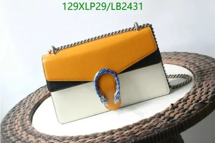 Gucci Dionysus Leather Shoulder Bag – Small Size, Model LB24318 — view 1