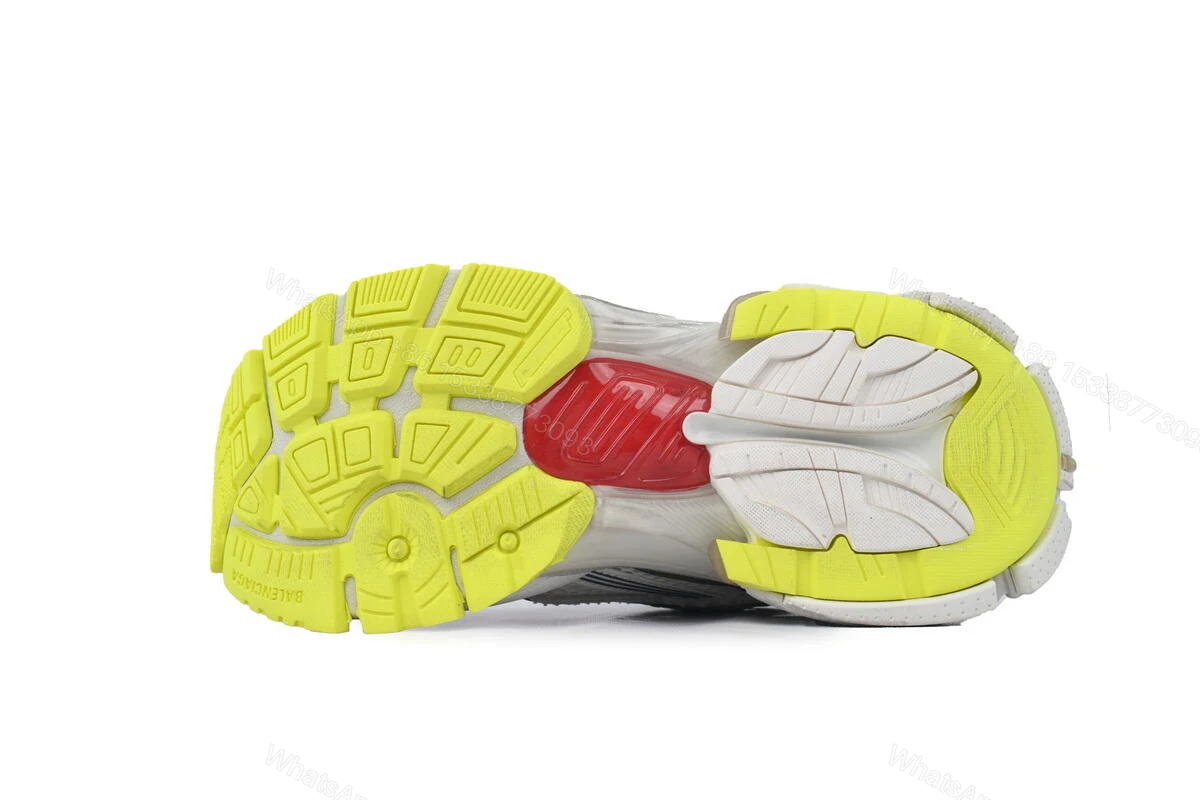 View 2 of Balenciaga Runner Sneaker White Gray Black 772767 W3RNY 0509