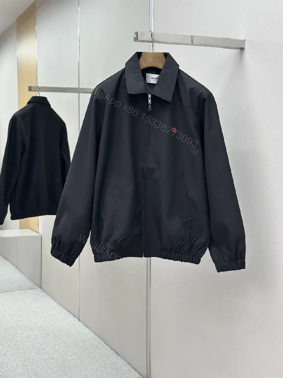 Minimalist Black Coach Jacket: Premium, Wind-Resistant Utility Jacket — view 1