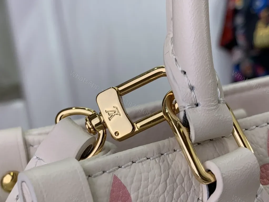 View 6 of Pastel Monogram Mini Bag â€” Modern City-Chic, 2-in-1 Carry