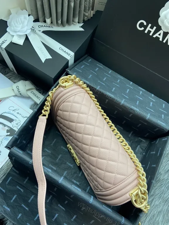 View 3 of Soft Pink Quilted Luxury Bag â€“ Day-to-Night Chic Crossbody