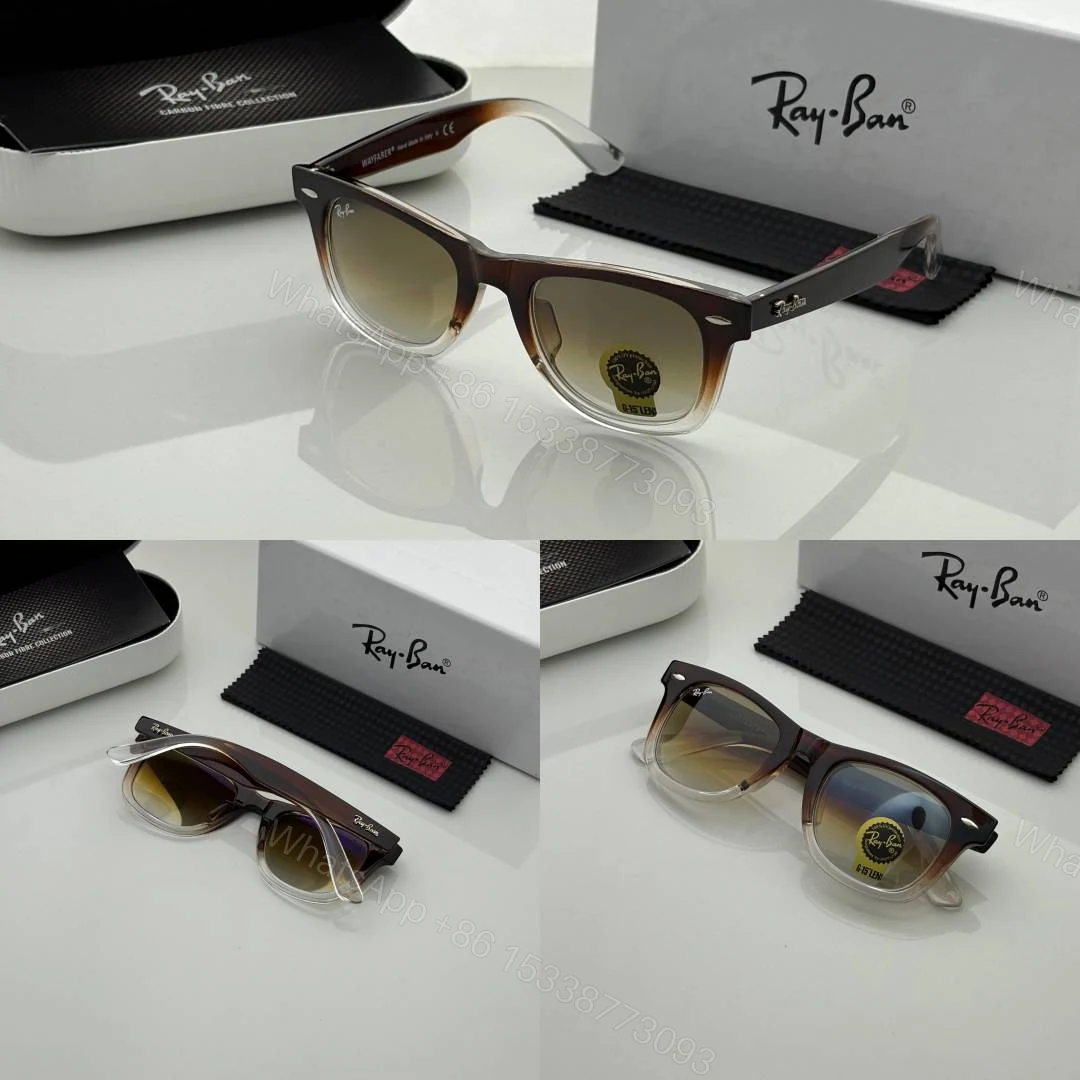 View 2 of First Copy Ray Ban 2140 Brown Shaded Luxury Designer Sunglasses UV Protected Premium Eyewear