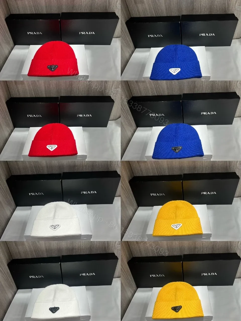 Bold Knit Beanie - Premium Colorful Cuffed Style, Luxury Logo — view 1