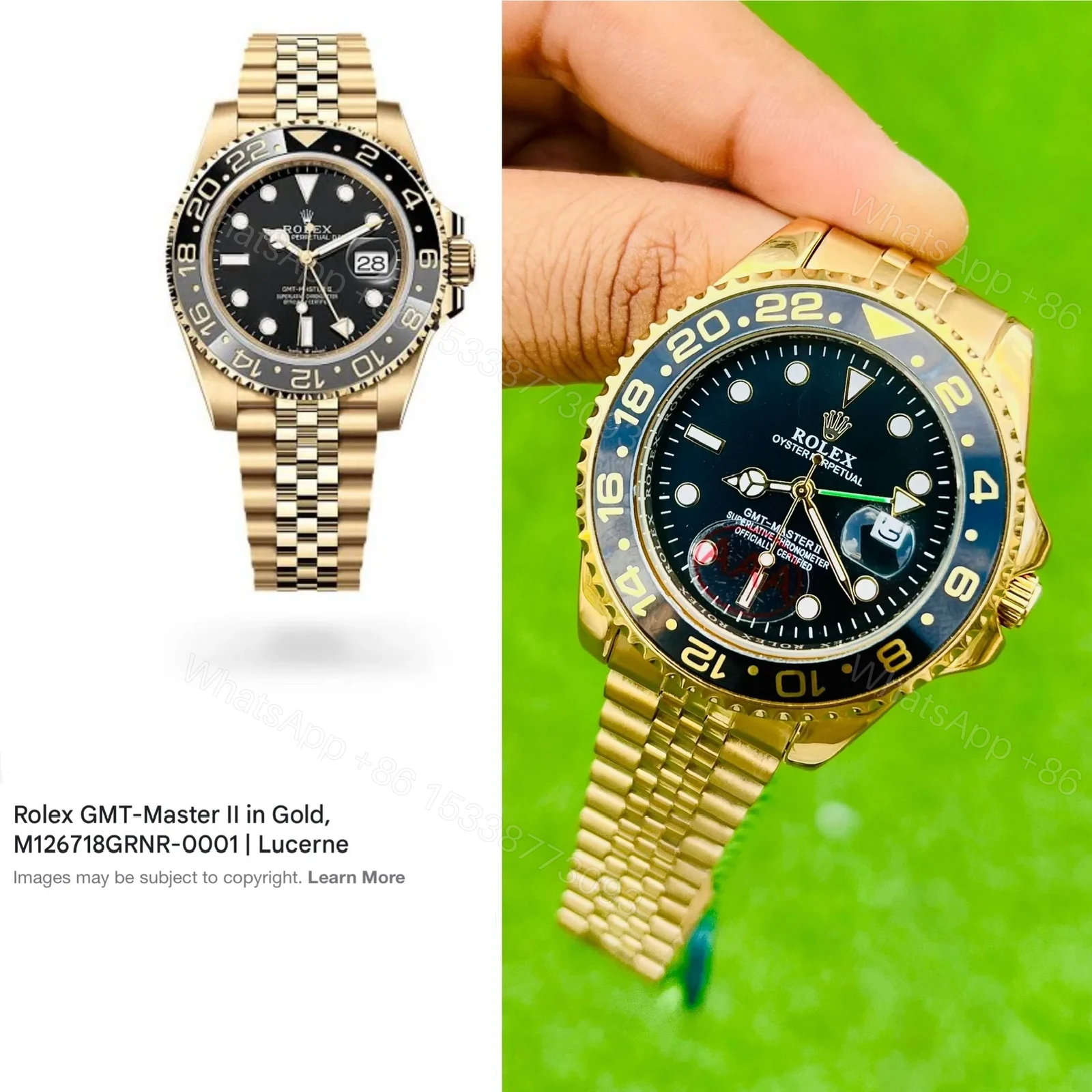View 3 of Rolex GMT Golden Model