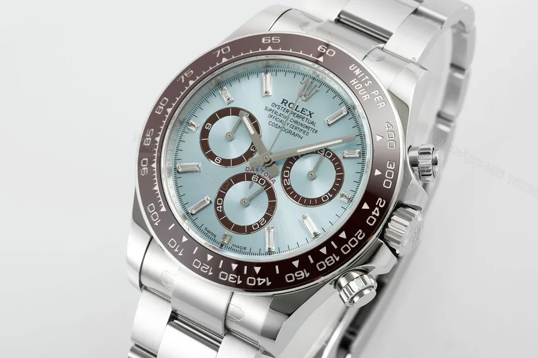 View 4 of OW Factory Clean Factory APS Daytona Silver Blue Dial Watch