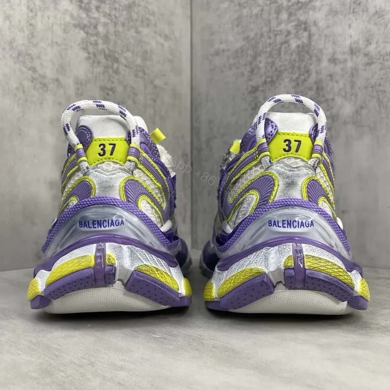 View 8 of Bold Lilac Lemon Luxe Sneaker: Luxe Futuristic Comfort Sneakers