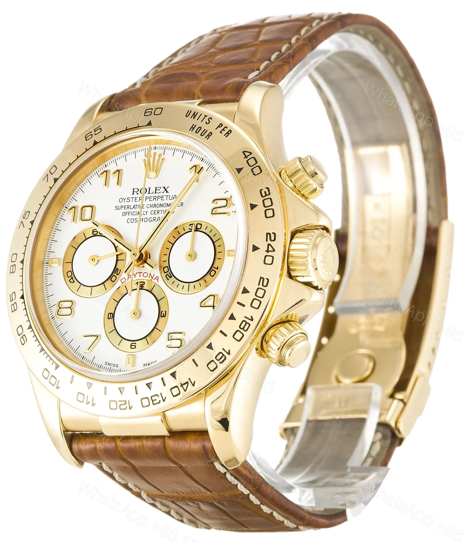 View 3 of Replica Rolex Daytona White Dial 16518-2