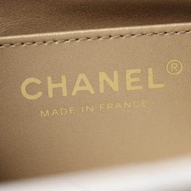 View 15 of 高仿Chanel*CF系列方胖子金球包褐綠色XS免檢版