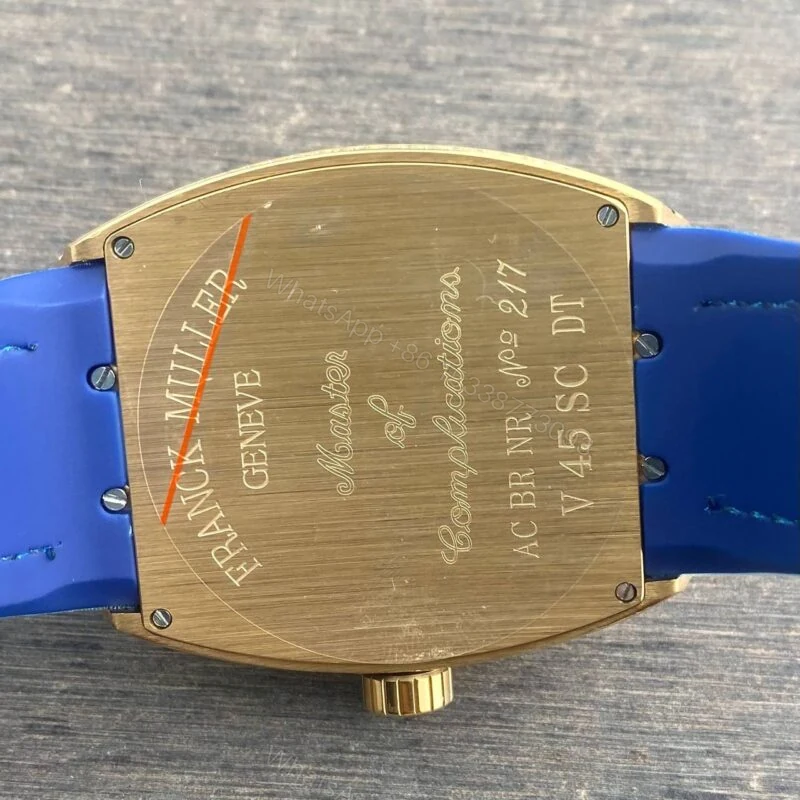 View 6 of Franck Muller Vanguard Diamond Bezel Blue Strap 40mm Automatic