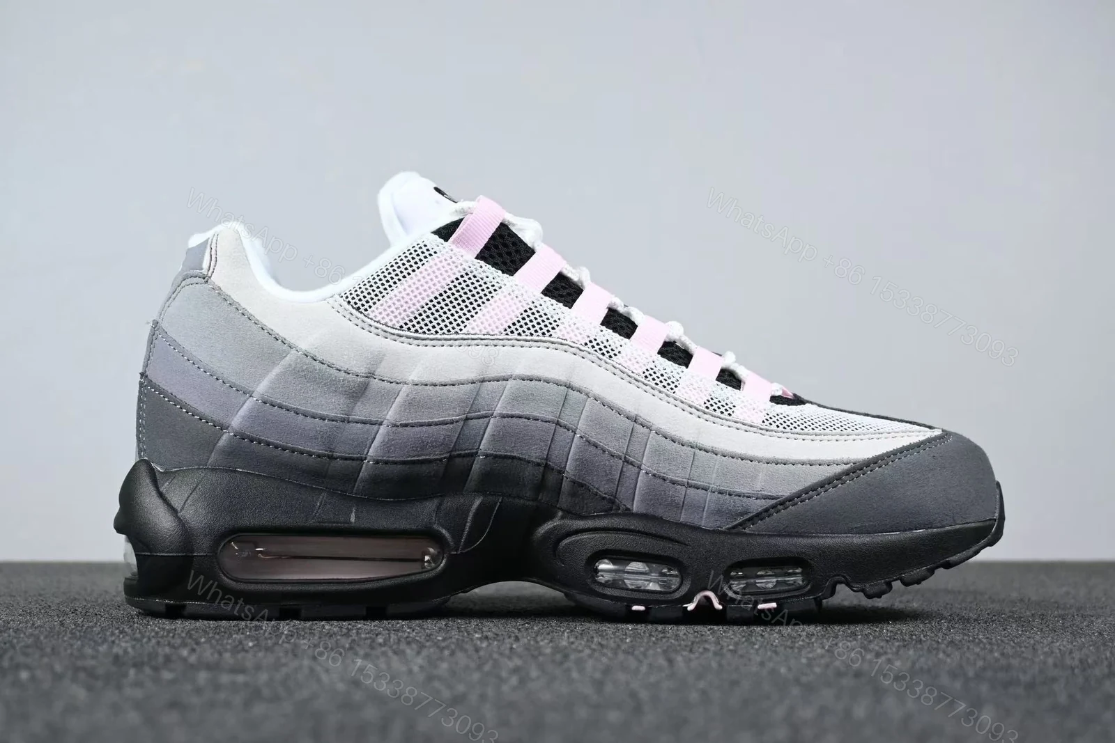 View 2 of Nike Air Max 95 OG Big Bubble Pink Foam (Women's)