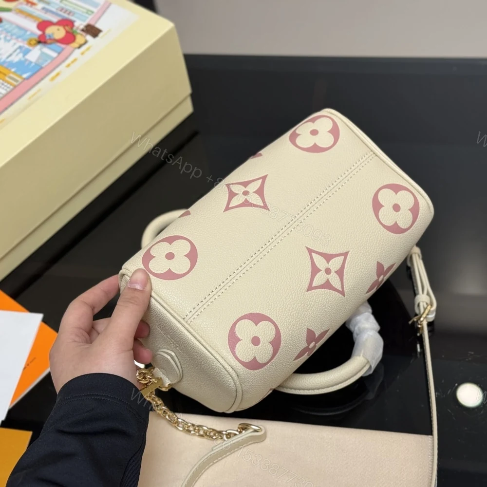 View 6 of Louis Vuitton Speedy Bandoulière 20 Bag Latte Chamallow 21Cm M46875