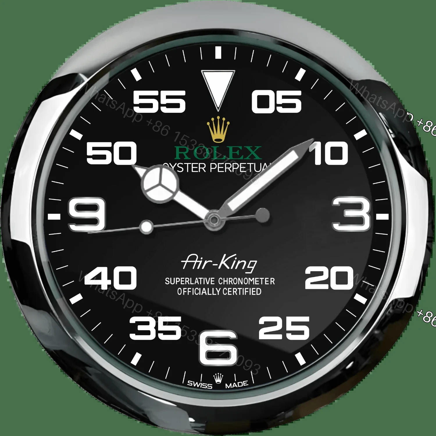 ROLEX WALL CLOCK – AIR KING OYSTER PERPETUAL — view 1