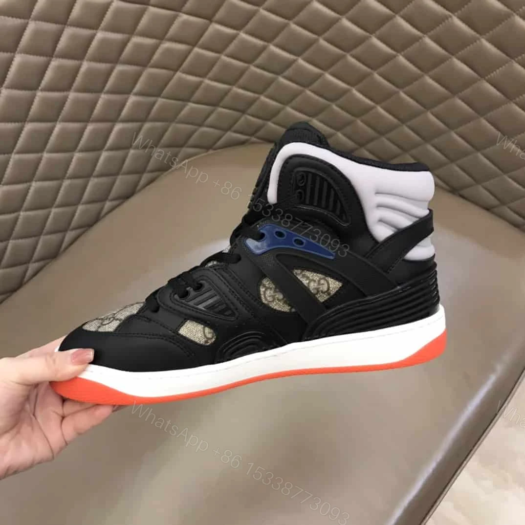 View 4 of Gucci Basket black high-top sneakers – GC161