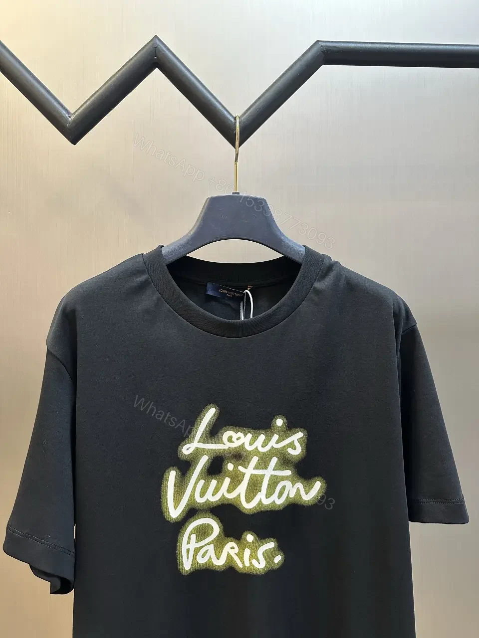 View 6 of Neon Logo Premium Cotton Tee - Bold Luxe Streetwear
