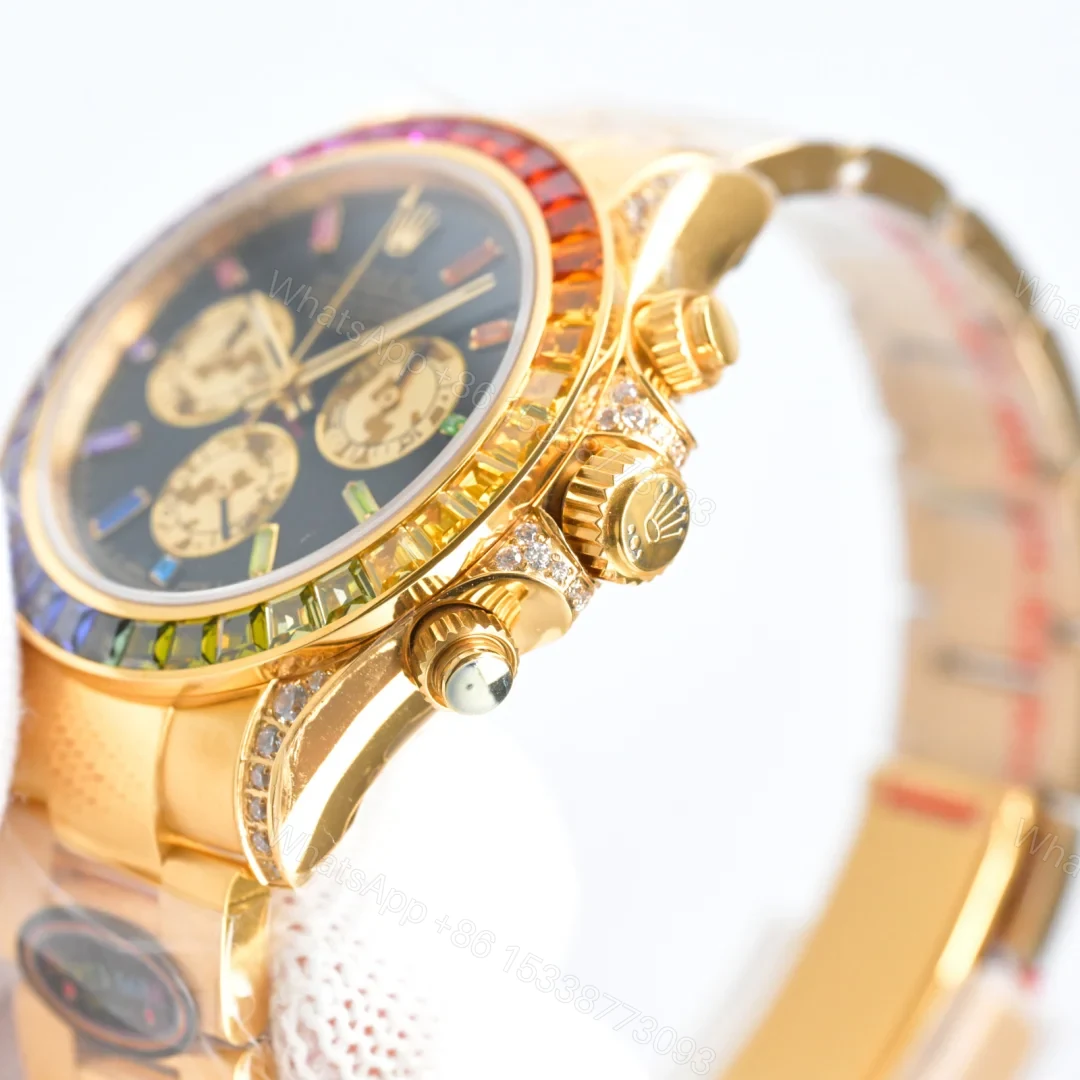 View 5 of Rolex Cosmograph Daytona Yellow Gold Rainbow 116598RBOW-0001