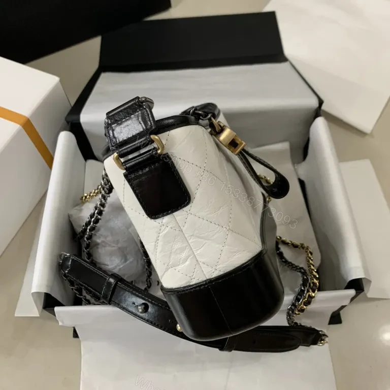 View 4 of Chanel-Inspired Quilted Two-Tone Shoulder Bag: Everyday Luxury