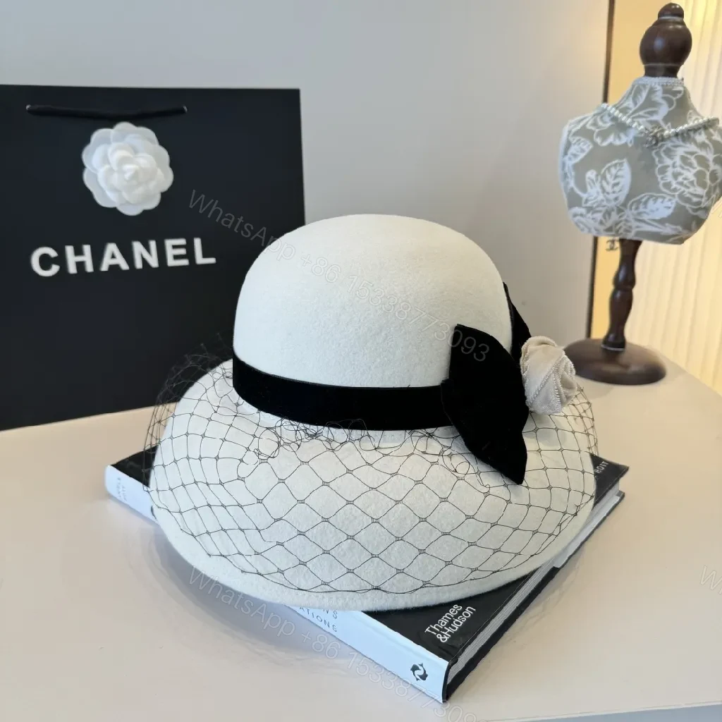 View 14 of Chic Fedora: Felt, Satin Bow, Veil, Couture Flair, Fedora