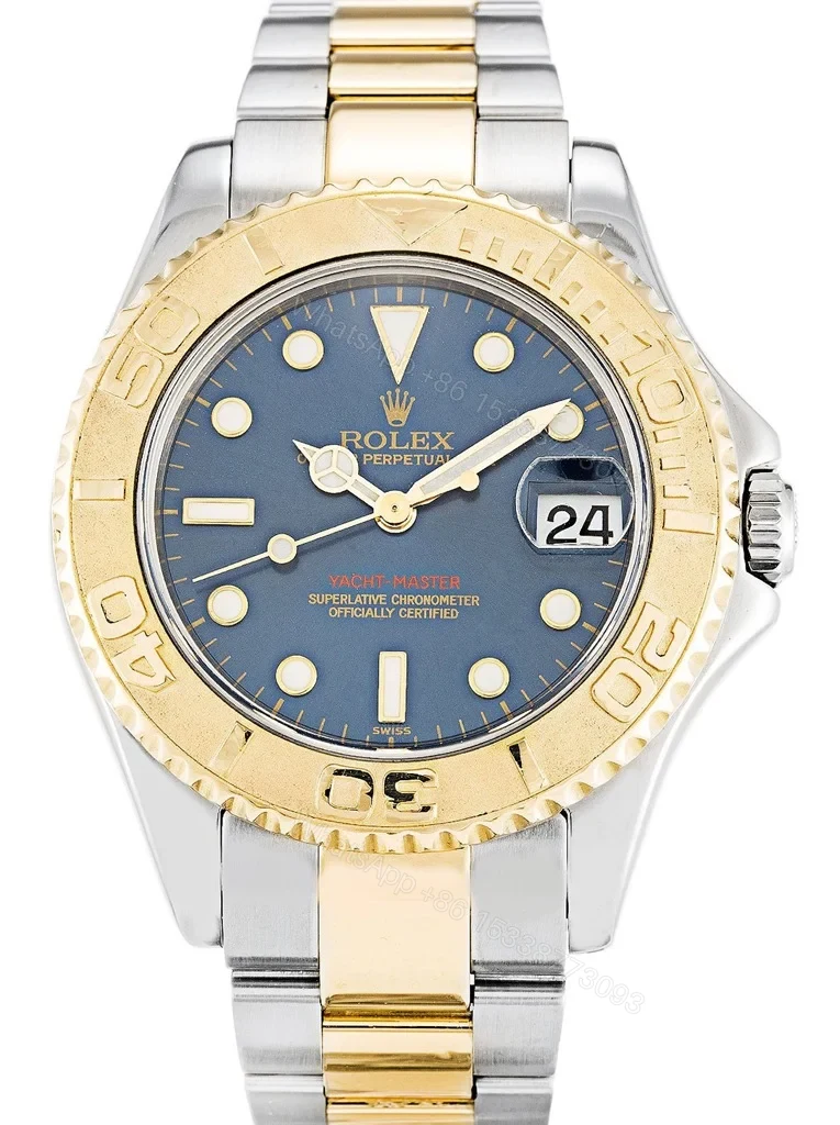 Replica Rolex Yacht-Master Blue Dial 168623 — view 1