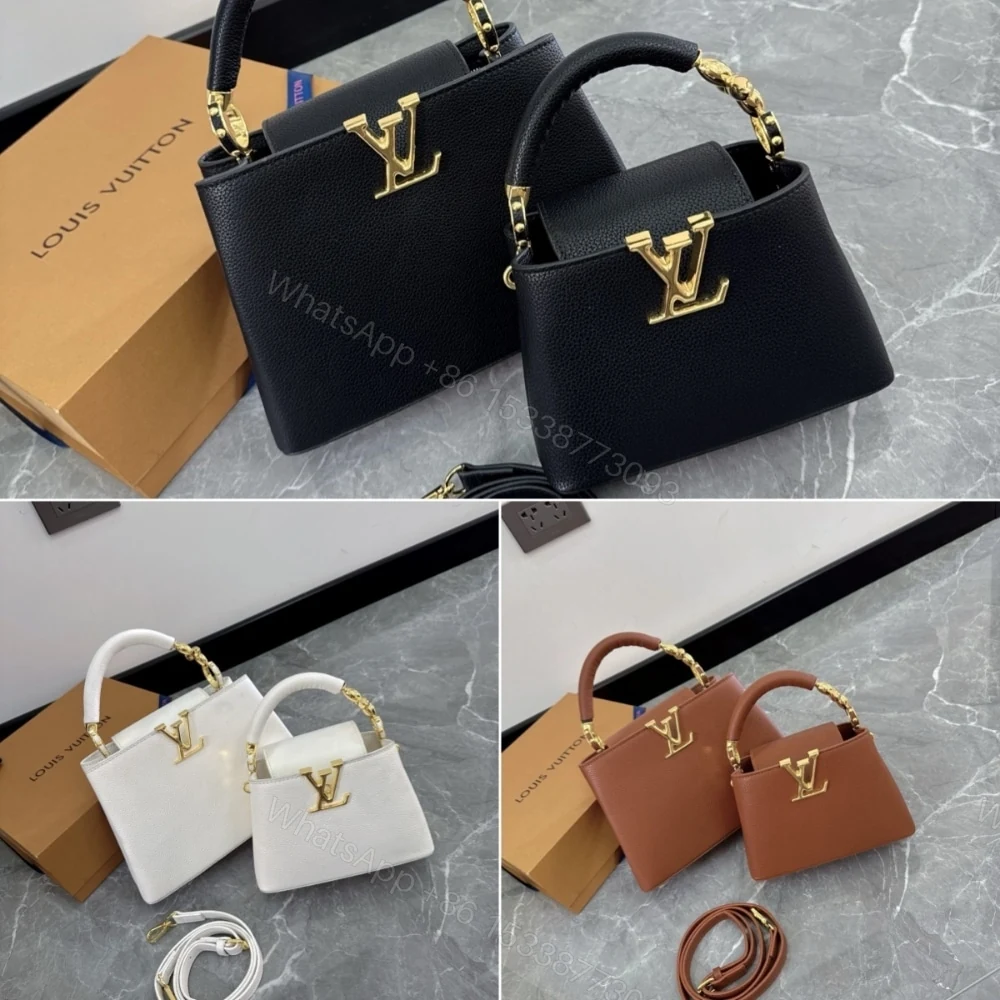 View 3 of Louis Vuitton Capucines BB Black 27Cm M24698