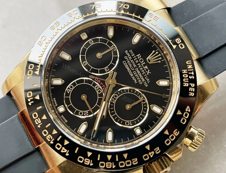 View 6 of Clean Factory 1:1 Rolex Daytona 116518 Best Edition Black Dial SA4130